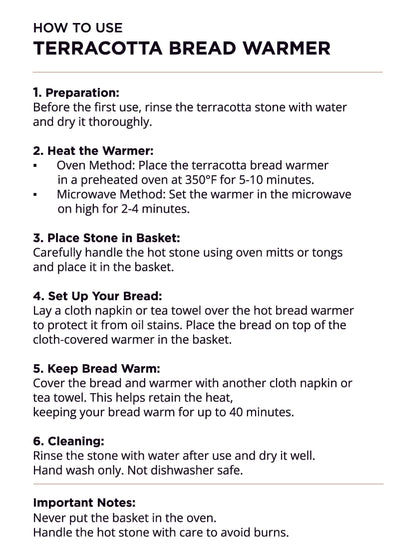 Bread Warmer & Basket - Garden Round-3
