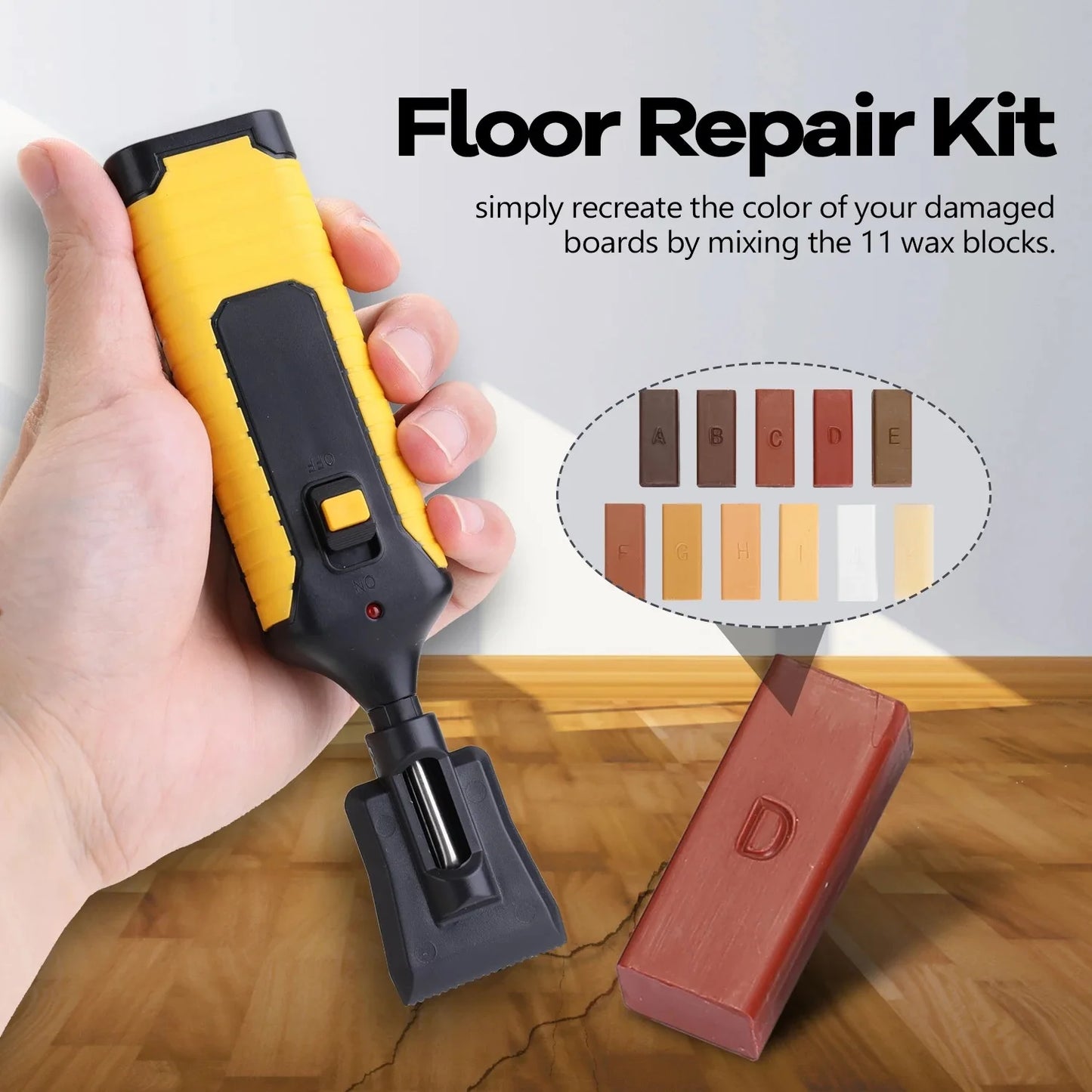 Diy Manual Floor Furniture Repair Kit Wax Wood Floor Tile Repair Kit Laminate Floor Repair Kit-1
