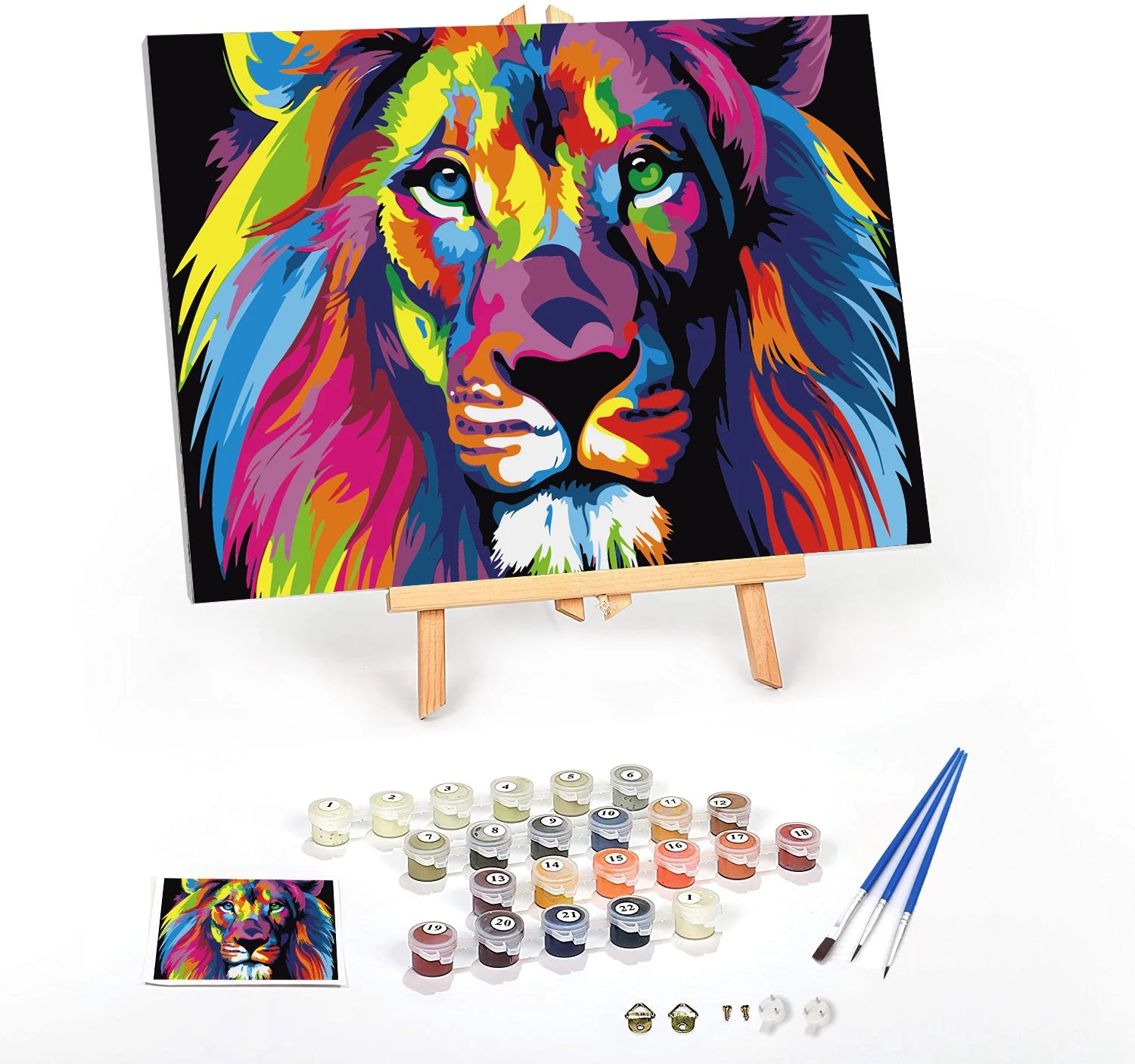 2021 Wholesale DIY  hand painting by number kit in stock oil canvas wall art paint by numbers-7