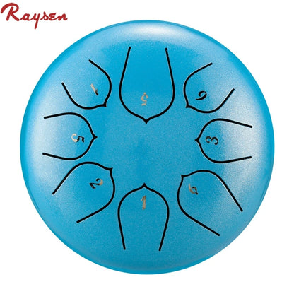 Cheap price 6 inch 8 tone Steel Tongue Drum C tone kids hluru-1