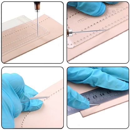 L38 16pcs Bookbinding Kits Bone Folder for Beginners Paper DIY Basic Bookbinding Tools Kits-3