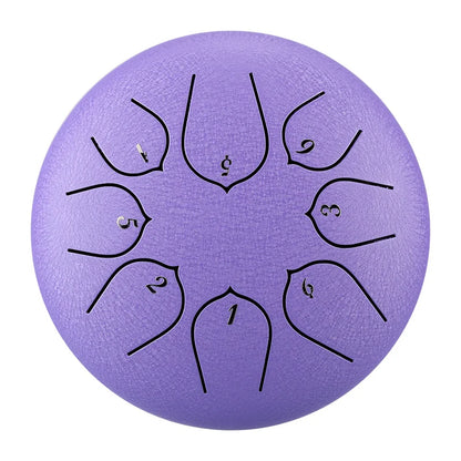 Cheap price 6 inch 8 tone Steel Tongue Drum C tone kids hluru-7