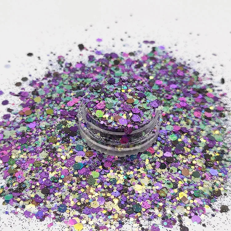 Wholesale Bulk Glitter Non-Toxic Eco-Friendly Chunky glitter powder for eyes-5