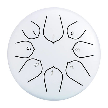 Cheap price 6 inch 8 tone Steel Tongue Drum C tone kids hluru-10