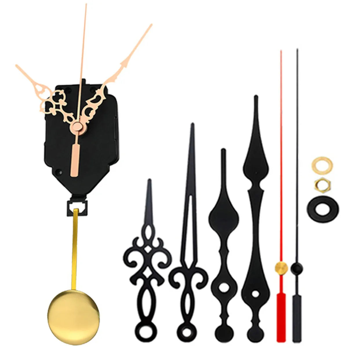DIY Wall Quartz Pendulum Clock Chime Westminster Melody Mechanism Movement Set Repair Kit-5