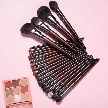 OVW 22PCS Natural Makeup Gift Sets Goat Hair Kit for Professional Makeup Set Blending Brushes-2