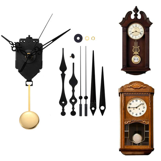 DIY Wall Quartz Pendulum Clock Chime Westminster Melody Mechanism Movement Set Repair Kit-0