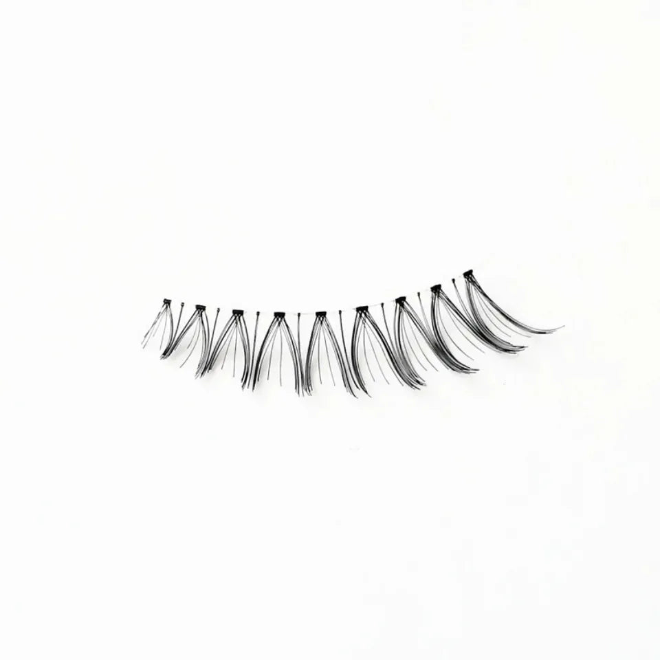 Handmade Clear Band Soft Natural Look False Eyelashes Makeup 3D Lashes-2