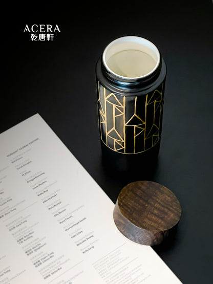 The Alchemical Signs Gold Ceramic Travel Mug-4