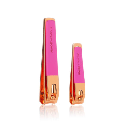 Rose Gold 2-Piece Nail Clipper Set-1