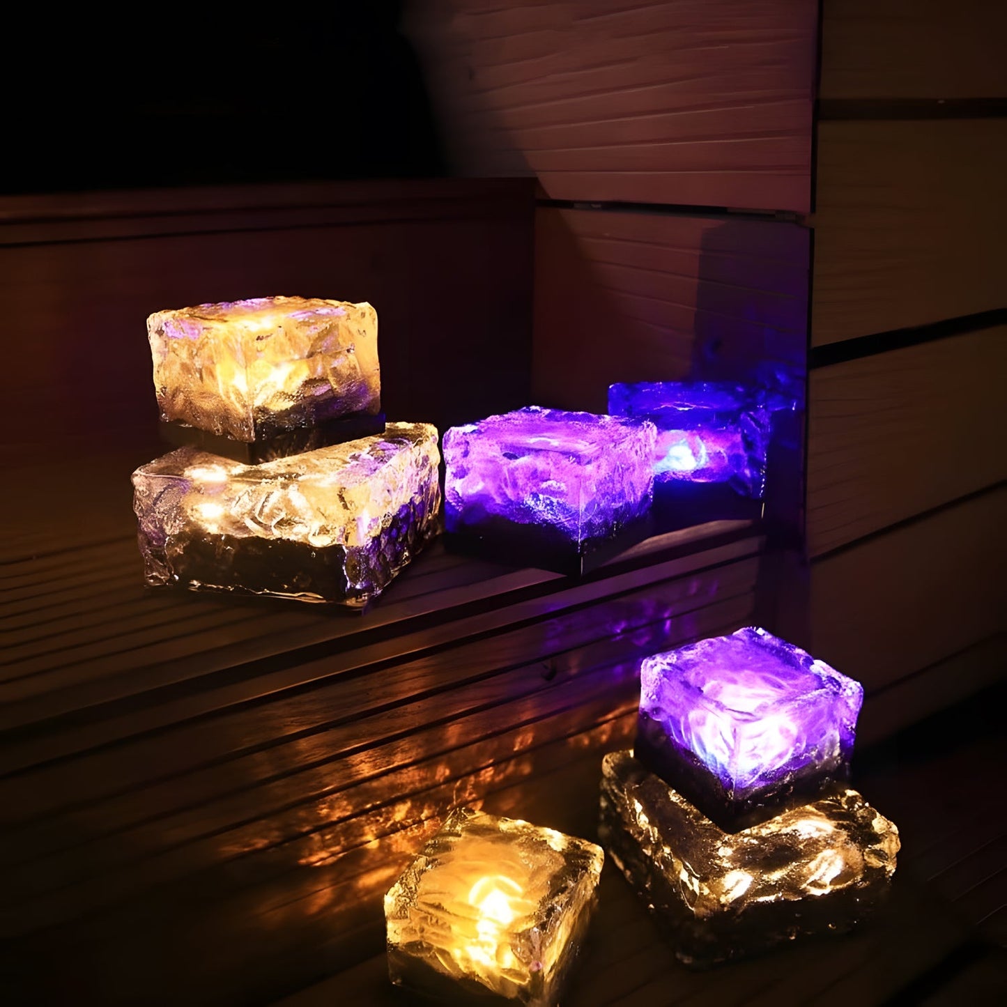 Outdoor Solar Ice Brick Light - 6-Pack-2