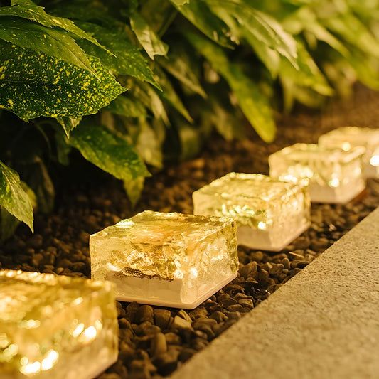 Outdoor Solar Ice Brick Light - 6-Pack-0