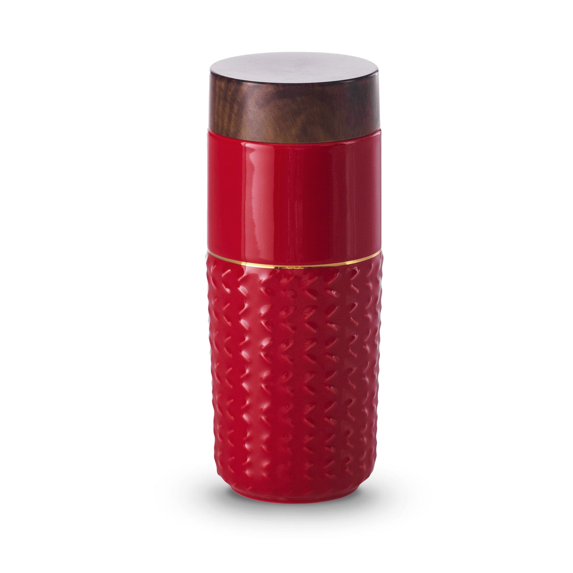 One-O-One / Free Soaring Gold Line Ceramic Tumbler-0