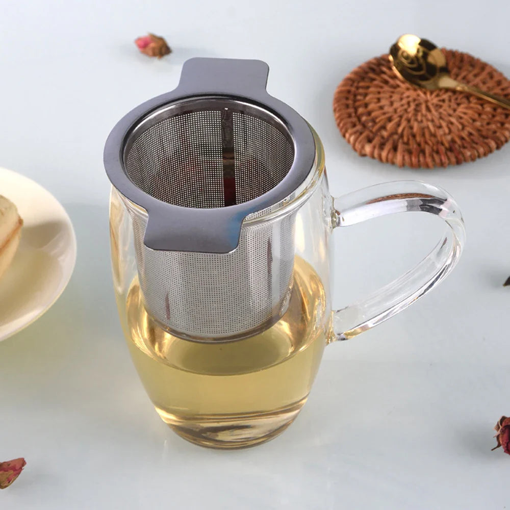 Premium Stainless Steel Tea Infuser with Cover | Leak-Free Tea Filter Accessory-4