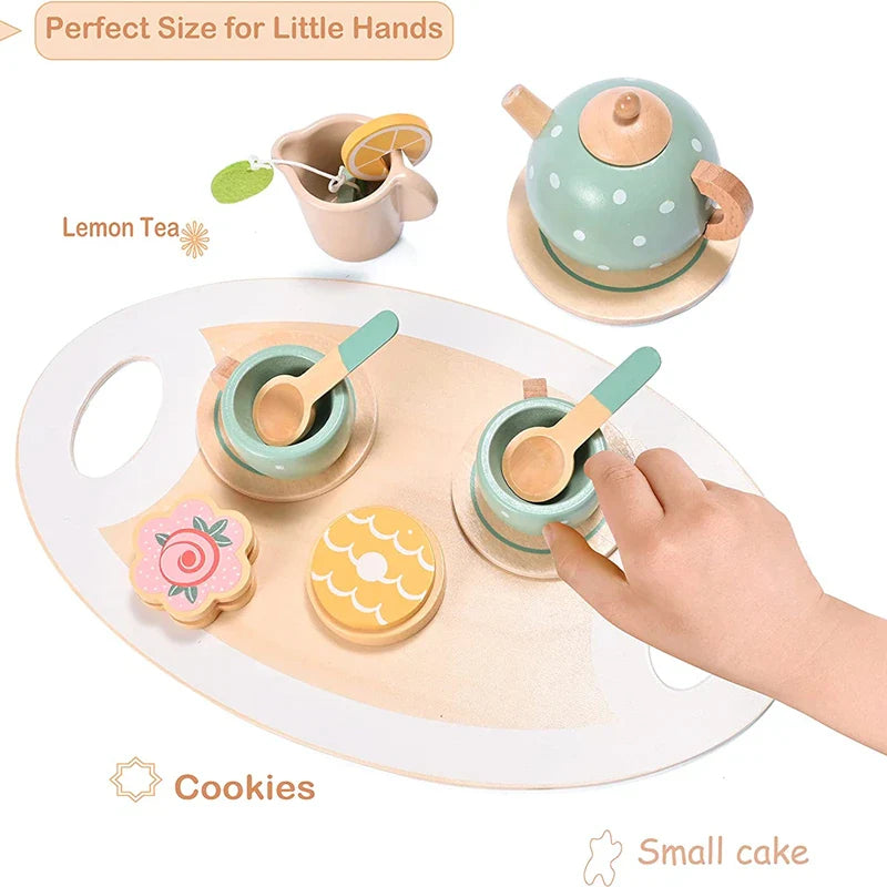 Tea Set with Cookies for Children-1