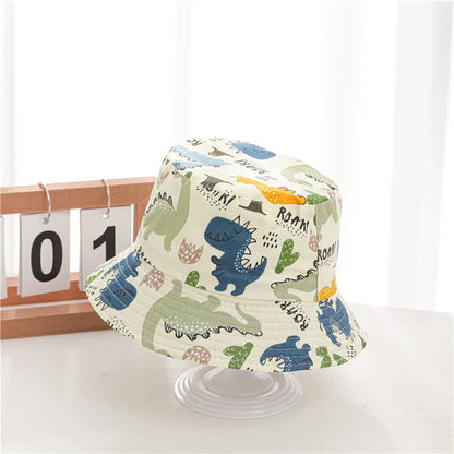 Multi-variant patterned print bucket hat for children-10