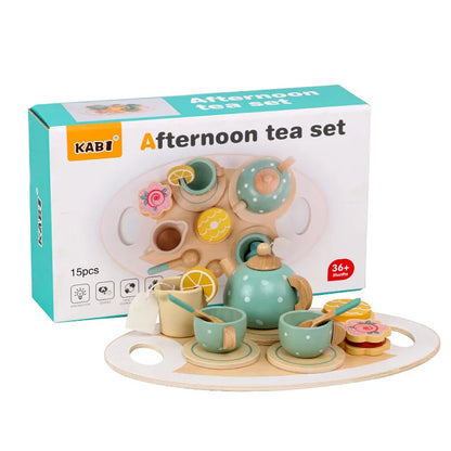 Tea Set with Cookies for Children-5