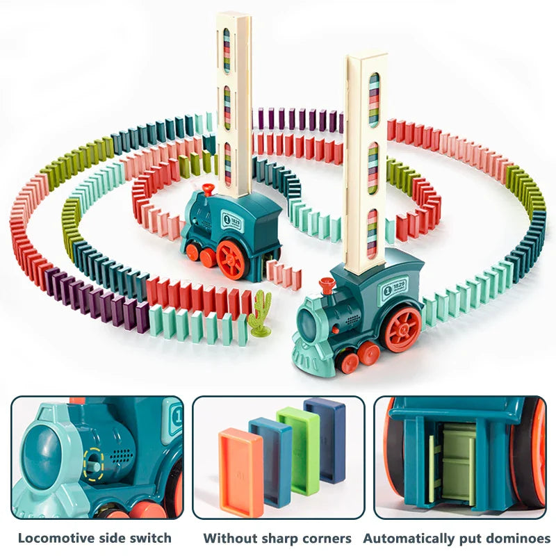 Toy Train "Domino Row" for Children-2