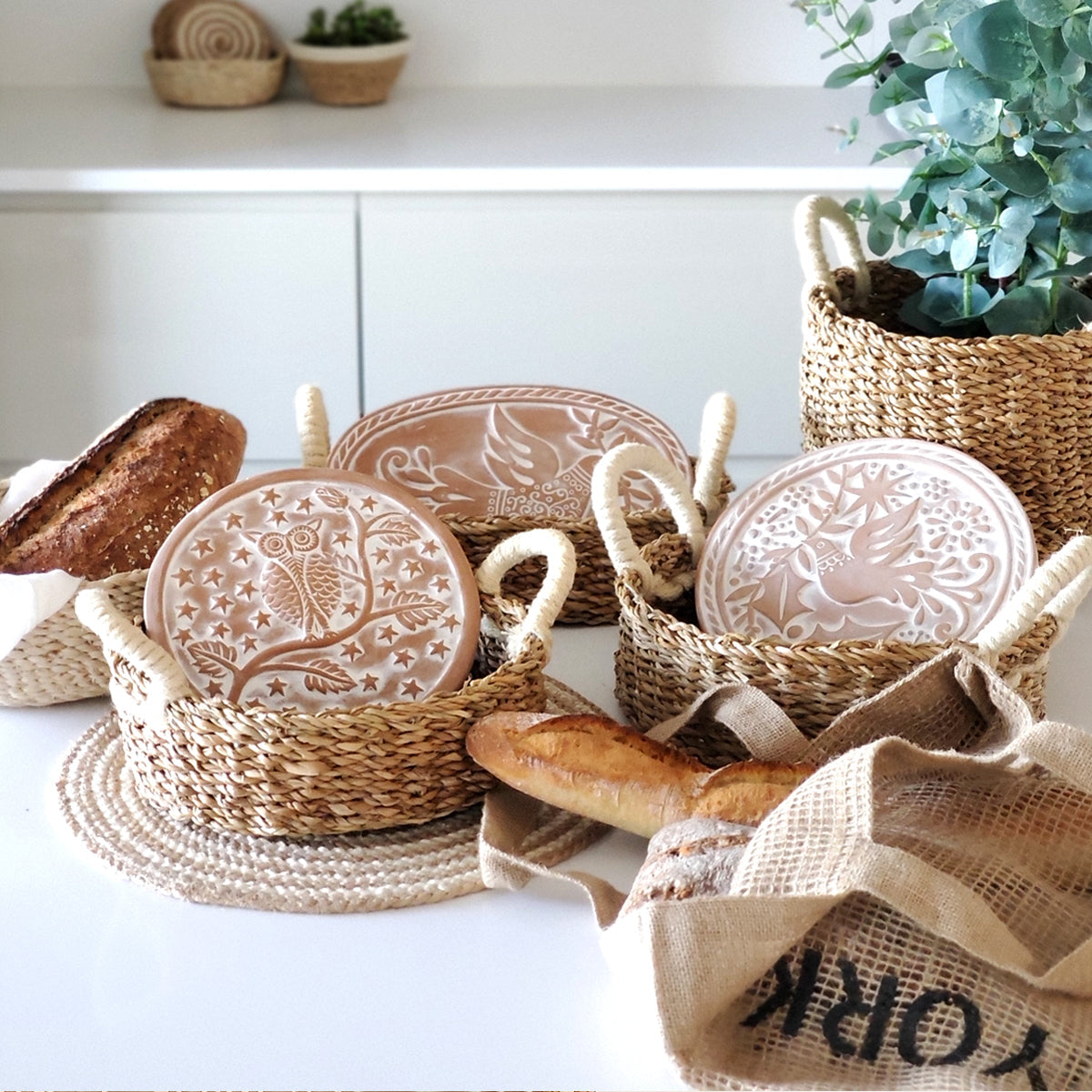 Bread Warmer & Basket - Owl Round-1