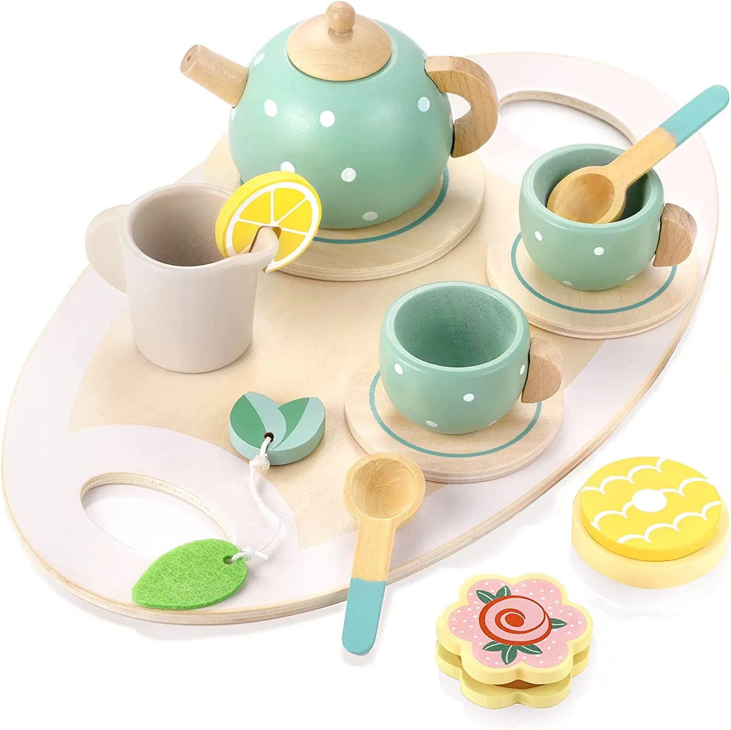 Tea Set with Cookies for Children-0