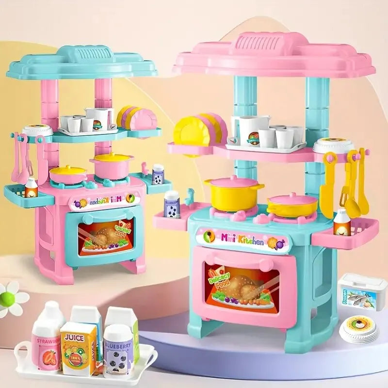 Pretend Play Complete Kitchen Set-5