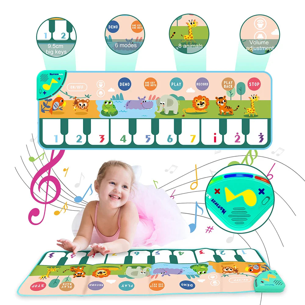 Musical piano mat for children-3