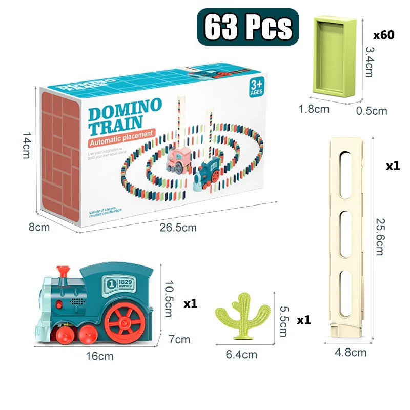 Toy Train "Domino Row" for Children-7