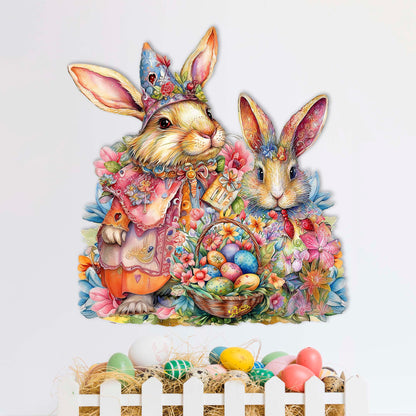 Easter Sweet Couple Holiday Door Decor by G. Debrekht - Easter Spring Decor - 8652768H-4