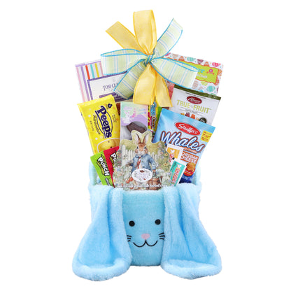 Happy Easter Blue Bunny Basket