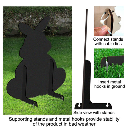 Easter Bunny Decor - Stacking Bunny Set of 2 Family Yard Sign by G. DeBrekht - Easter Spring Decor - 8154430F-S2-3