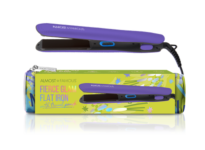 "Fierce Glam" Flat Iron with Travel Pouch-5