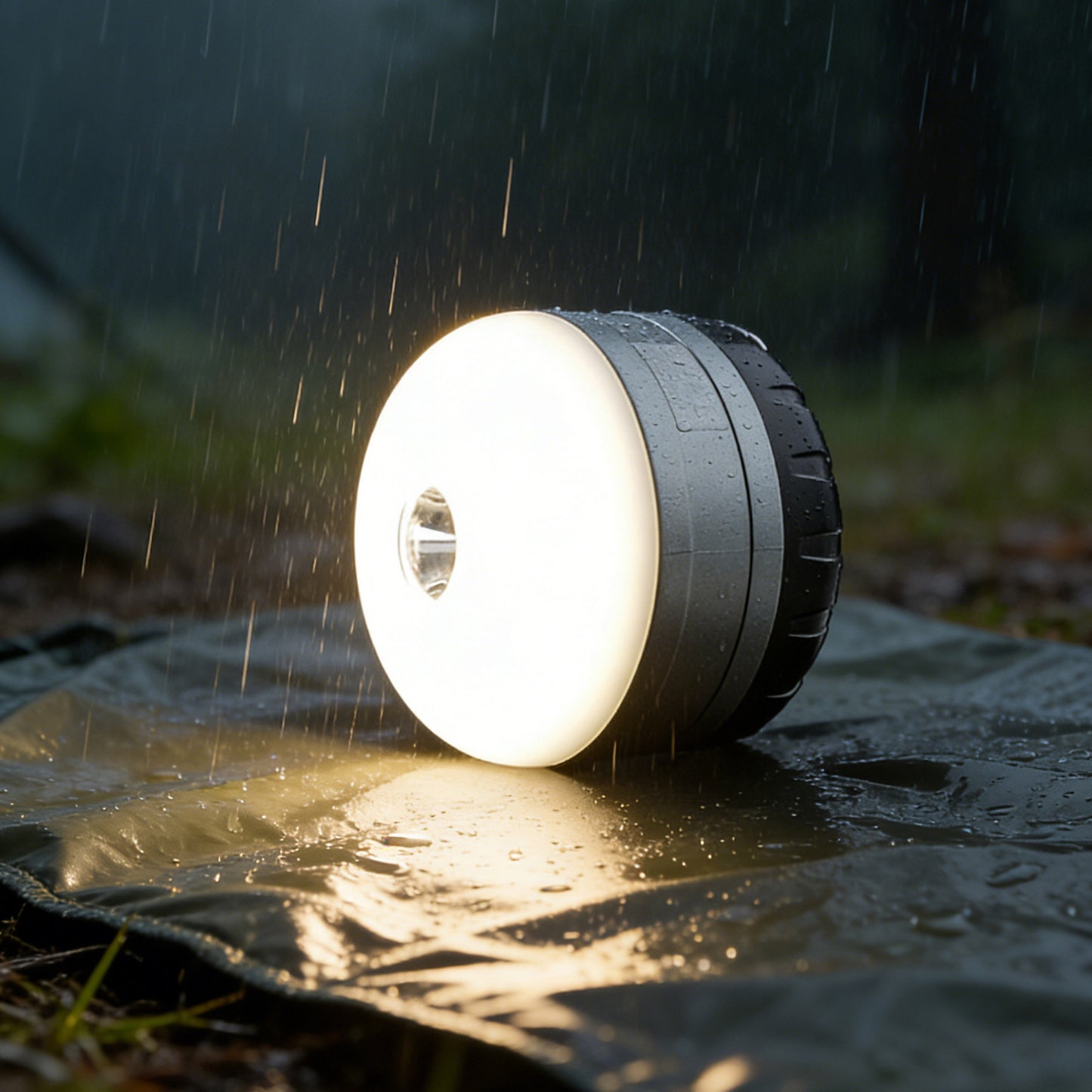 Lepro LED Rechargeable Camping Lantern with Hook, 2-Pack