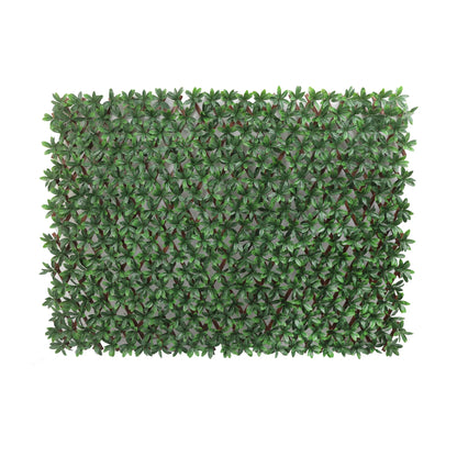 Expandable Faux English Laurel Trellis Privacy Fence (Variable Size) UV Resistant - 72" x 36"-0
