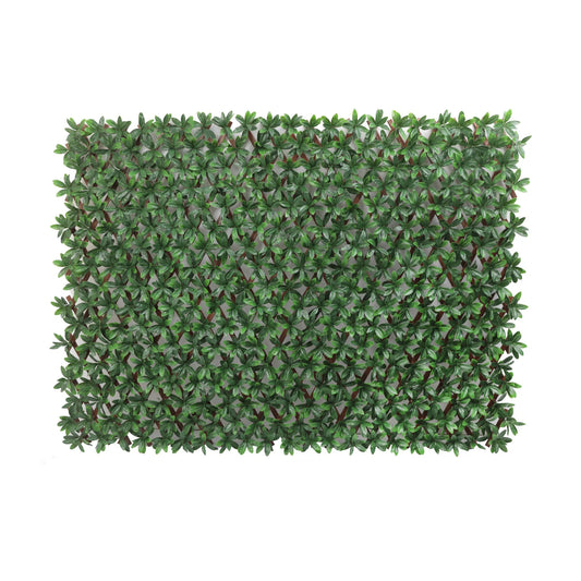 Expandable Faux English Laurel Trellis Privacy Fence (Variable Size) UV Resistant - 72" x 36"-0