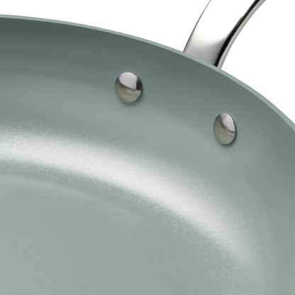 Tramontina 3-Piece Tri-Ply Clad Stainless Steel Ceramic Nonstick Fry Pan Set
