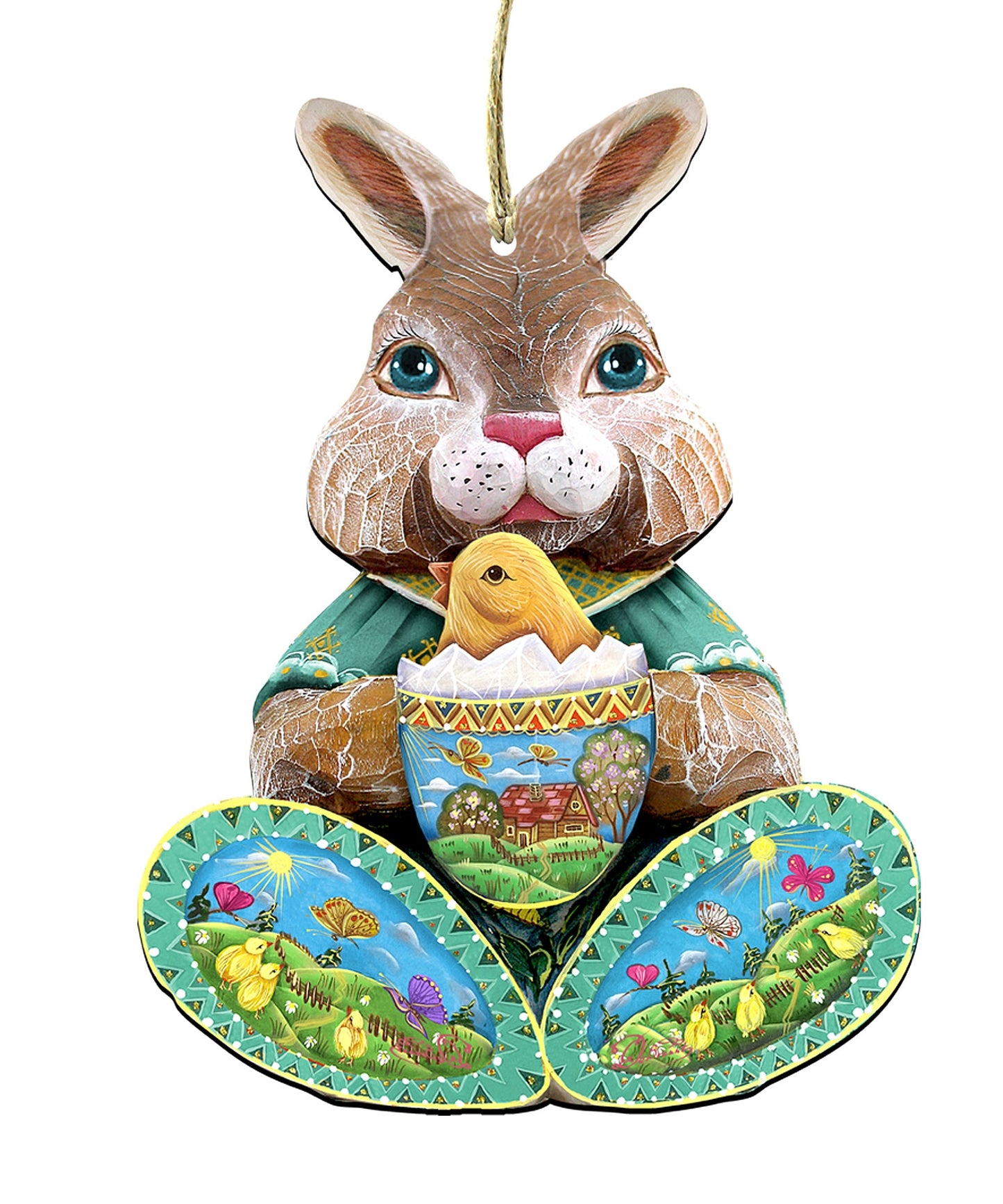 Easter Bunny Easter Holiday Door Decor by G. DeBrekht - Easter Spring Decor - 8144502H-4