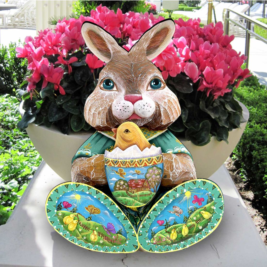 Easter Bunny Easter Holiday Door Decor by G. DeBrekht - Easter Spring Decor - 8144502H-2
