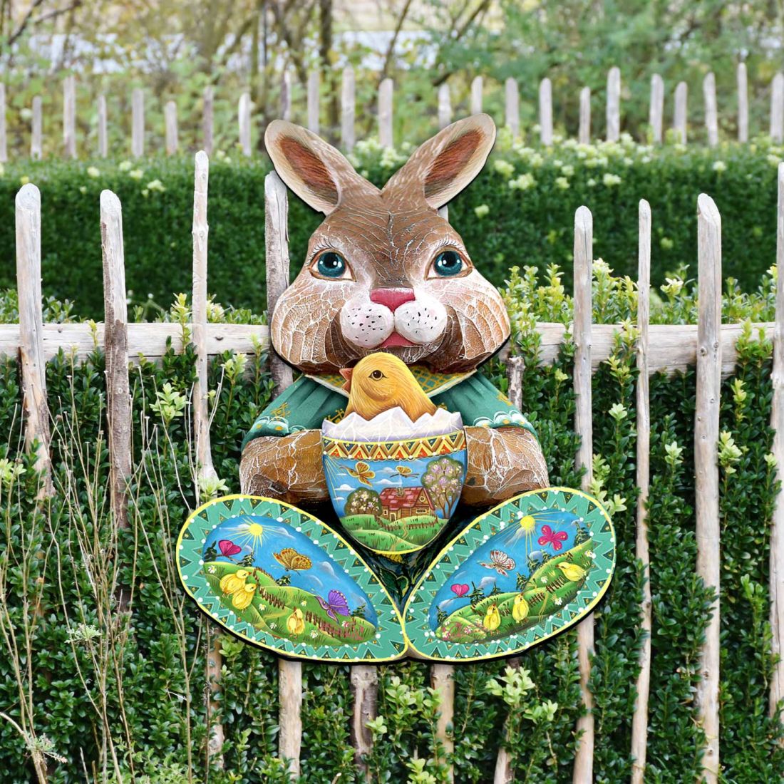 Easter Bunny Easter Holiday Door Decor by G. DeBrekht - Easter Spring Decor - 8144502H-1