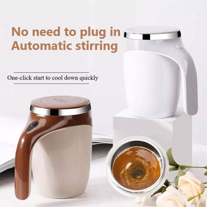 Self Stirring Coffee Cup - Rechargeable, Convenient, and Eco-Friendly-0