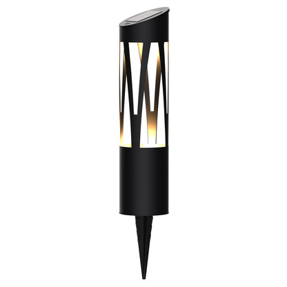 KODA Sunburst Solar Bollard Light, 4-Pack