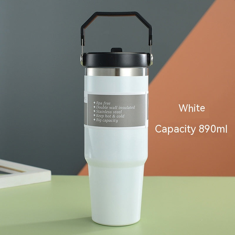 Portable Car Cup Stainless Steel Coffee Tumbler-6