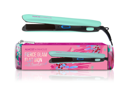 "Fierce Glam" Flat Iron with Travel Pouch-6