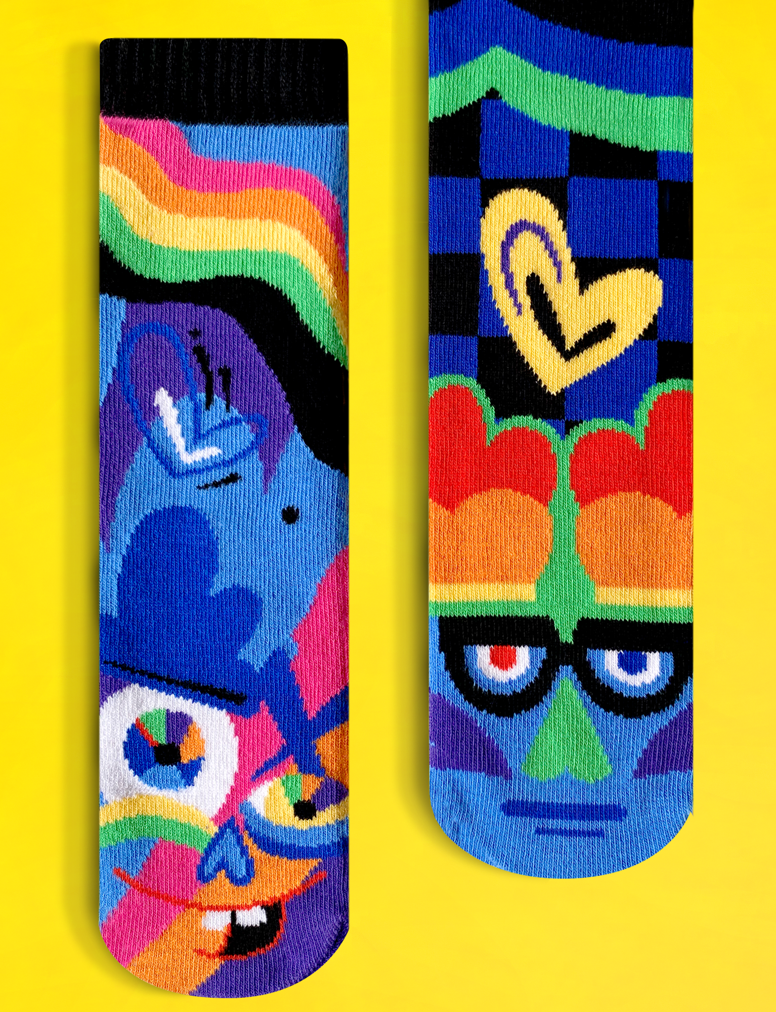 ADULT SILLY & SERIOUS SOCKS-1